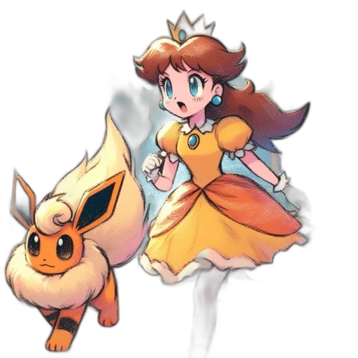crown, dress, staff, weapon, concept art, pixel art, watercolor, fantasy art transparent PNG cut-out