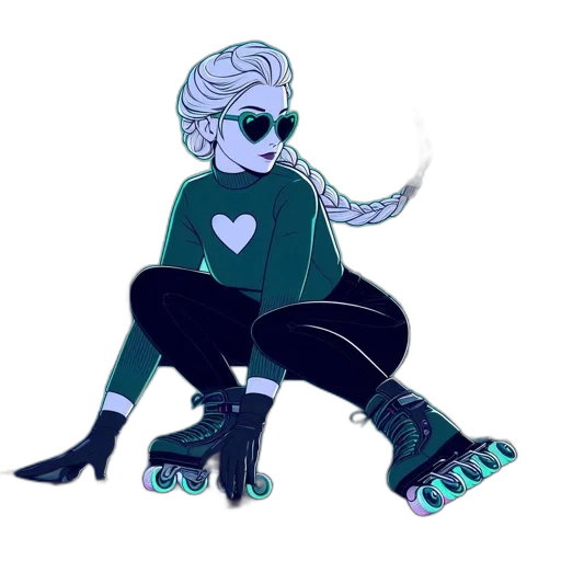 jacket, creature, vaporwave, cyberpunk, concept art, pixel art, neon lights, blue transparent PNG cut-out