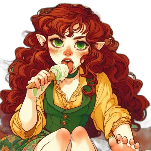 staff, fantasy art, concept art, pixel art, cartoon, green, red, golden transparent PNG cut-out