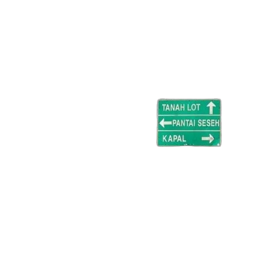 3d render, pixel art, green, road, sign, indonesia, points, tanah transparent PNG cut-out