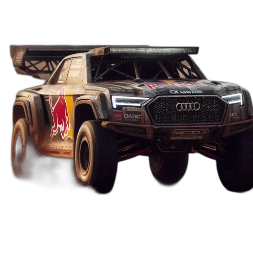 car, concept art, photorealistic, 3d render, fantasy art, red, bull-sponsored, racing transparent PNG cut-out