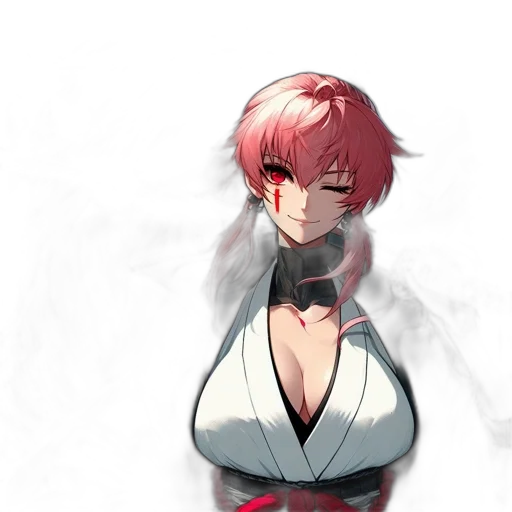 dress, jacket, weapon, staff, concept art, pixel art, anime, fantasy art transparent PNG cut-out