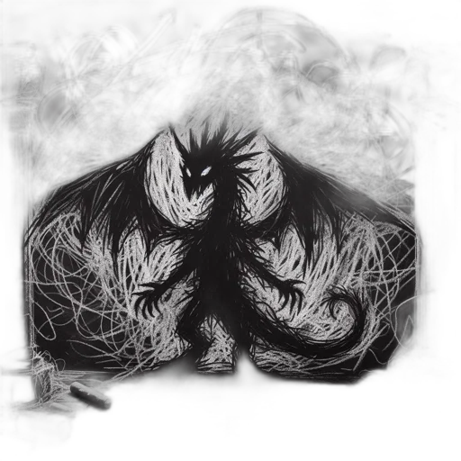 hair, creature, mask, animal, pencil sketch, concept art, fantasy art, photorealistic transparent PNG cut-out