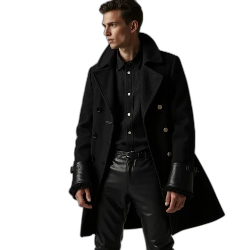 jacket, concept art, photorealistic, cyberpunk transparent PNG cut-out