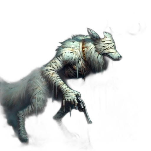 creature, dragon, animal, staff, concept art, fantasy art, watercolor, 3d render transparent PNG cut-out