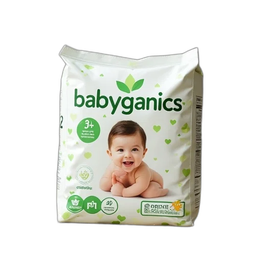 babyganics, ultra, absorb, diapers transparent PNG cut-out