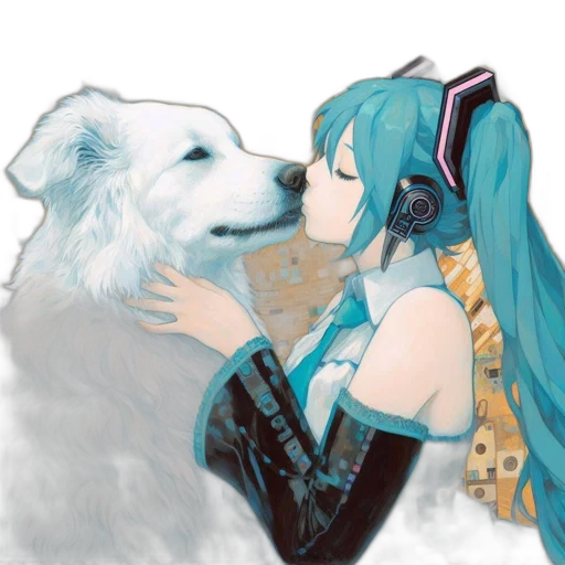 animal, anime, pixel art, fantasy art, concept art, blue, monochrome, pastel transparent PNG cut-out