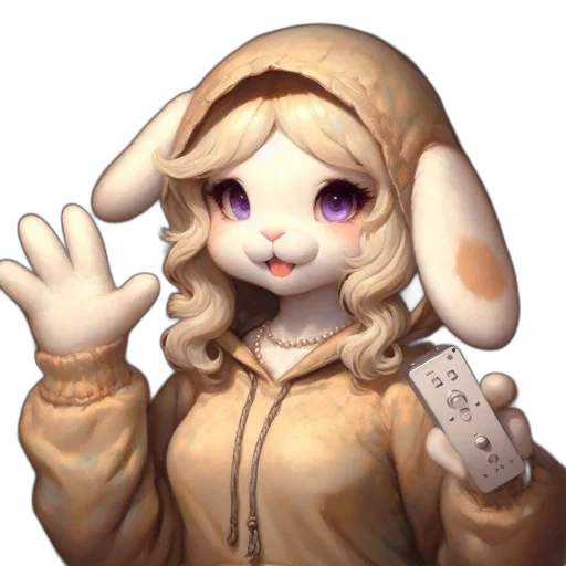 staff, jacket, animal, face, pixel art, anime, 3d render, concept art transparent PNG cut-out