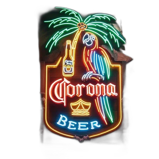 crown, hat, jacket, bottle, 3d render, photorealistic, concept art, neon lights transparent PNG cut-out