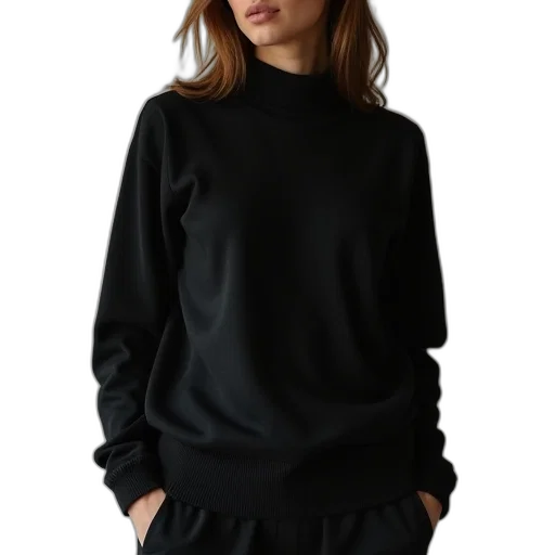 jacket, dress, dark, monochrome, women, performance, sweater, long transparent PNG cut-out