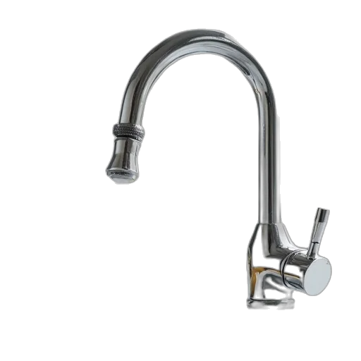 staff, 3d render, attractive, clean, functional, single, handle, kitchen transparent PNG cut-out