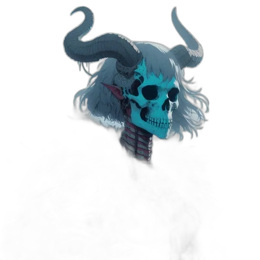 mask, dragon, crown, staff, concept art, fantasy art, pixel art, watercolor transparent PNG cut-out