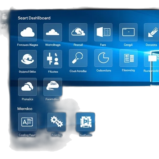 blue, dashboard, azure, cloud transparent PNG cut-out