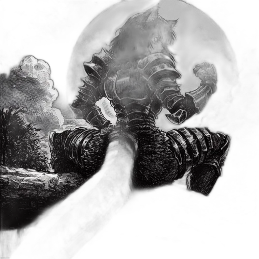 mask, creature, dragon, sword, concept art, fantasy art, comic book art, photorealistic transparent PNG cut-out