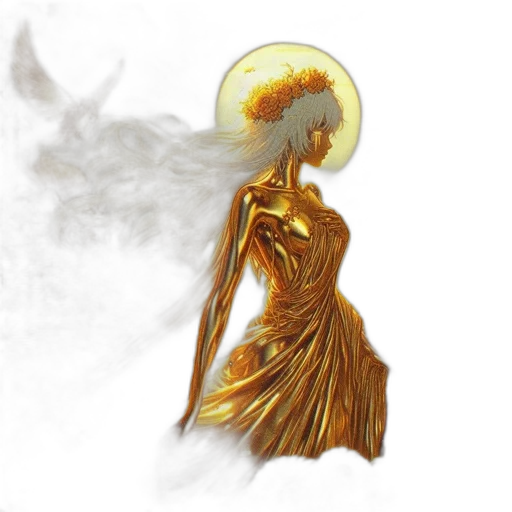 mask, dragon, dress, staff, concept art, fantasy art, photorealistic, comic book art transparent PNG cut-out