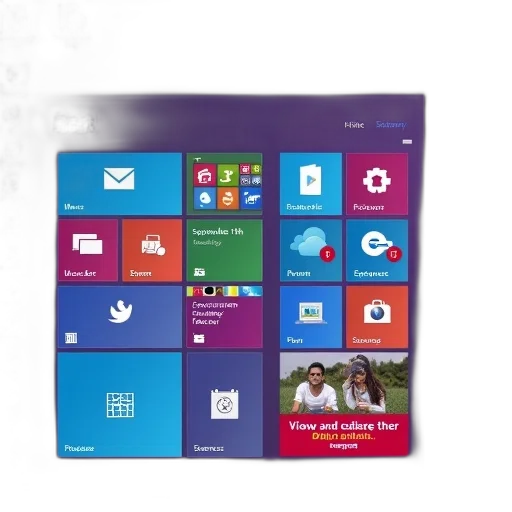 first, image, shows, windows, desktop, purple, background, filled transparent PNG cut-out