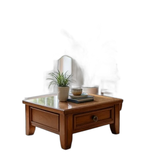 furniture, staff, 3d render, photorealistic, concept art, fog, earth tones, traditional transparent PNG cut-out