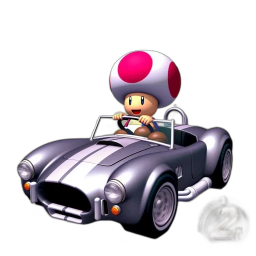 car, hat, concept art, 3d render, pixel art, photorealistic, mario, kart transparent PNG cut-out