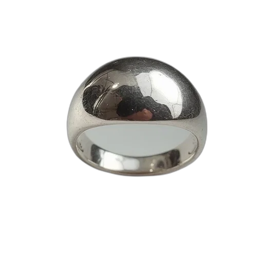 jewelry, crown, hat, 3d render, sterling, silver, signet, ring transparent PNG cut-out