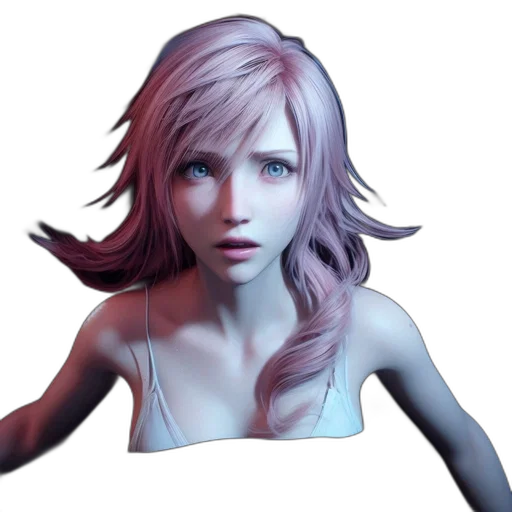 face, creature, hair, 3d render, concept art, photorealistic, fantasy art, pastel transparent PNG cut-out