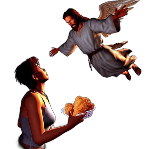 food, concept art, pixel art, photorealistic, woman, stands, cliff, edge transparent PNG cut-out