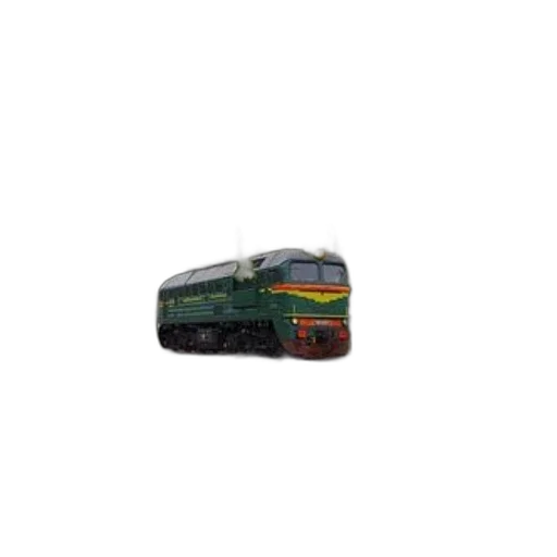 car, 3d render, photorealistic, green, train, yellow, stripe, front transparent PNG cut-out