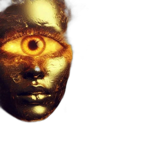 mask, face, robot, crown, 3d render, concept art, photorealistic, fantasy art transparent PNG cut-out