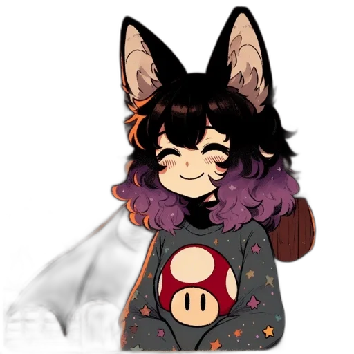 staff, mask, jacket, creature, anime, pixel art, concept art, cartoon transparent PNG cut-out