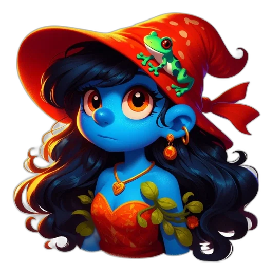 crown, hat, staff, dress, fantasy art, concept art, pixel art, cartoon transparent PNG cut-out