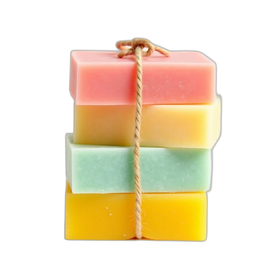 food, jewelry, pastel, colorful, neon, stack, soap, bars transparent PNG cut-out