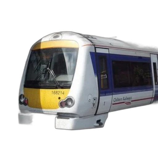3d render, chiltern, railways, train, parked, station, modern, building transparent PNG cut-out