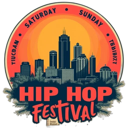 second, image, promotional, poster, tucson, hip, hop, festival transparent PNG cut-out