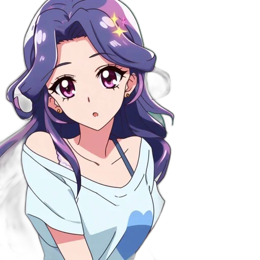 staff, dress, weapon, anime, cartoon, pixel art, vaporwave, pastel transparent PNG cut-out