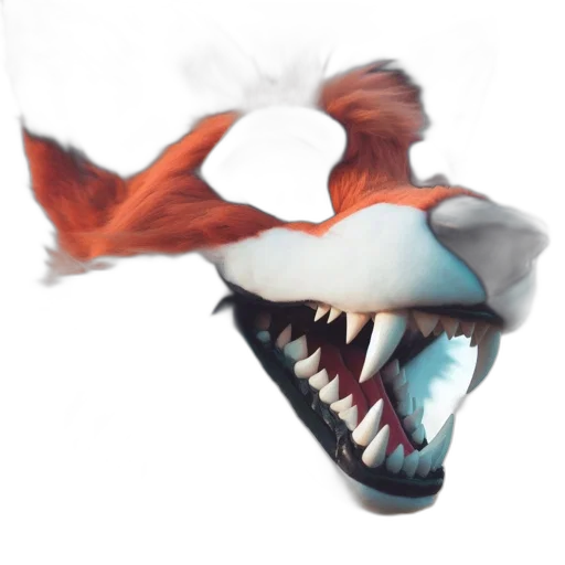 mask, animal, creature, dragon, concept art, 3d render, photorealistic, watercolor transparent PNG cut-out