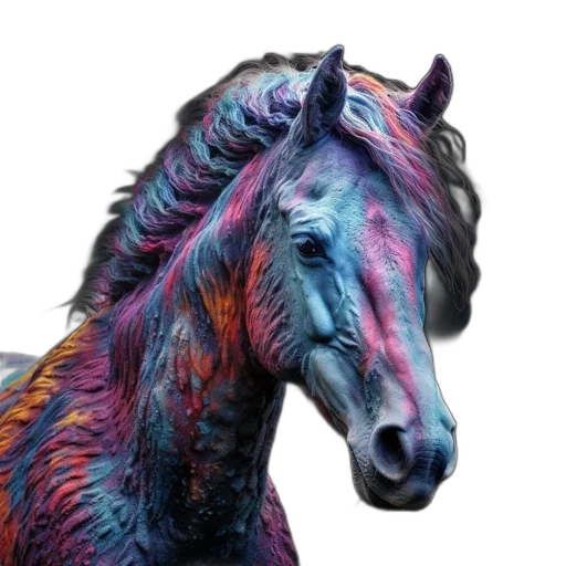 animal, dragon, creature, hair, photorealistic, 3d render, fantasy art, concept art transparent PNG cut-out