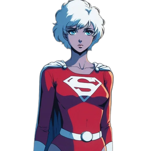 face, comic book art, concept art, cartoon, anime, animated, heroine, resembling transparent PNG cut-out
