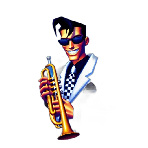 staff, weapon, robot, animal, cartoon, pixel art, concept art, 3d render transparent PNG cut-out