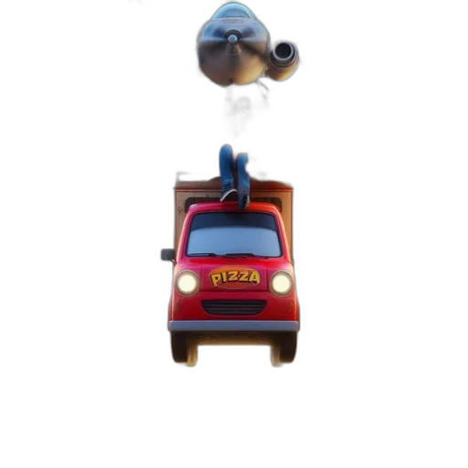 car, robot, jewelry, staff, 3d render, concept art, photorealistic, outer space transparent PNG cut-out
