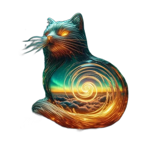 animal, creature, hair, dragon, fantasy art, concept art, 3d render, photorealistic transparent PNG cut-out