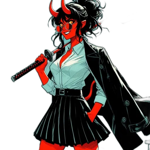 staff, jacket, comic book art, concept art transparent PNG cut-out