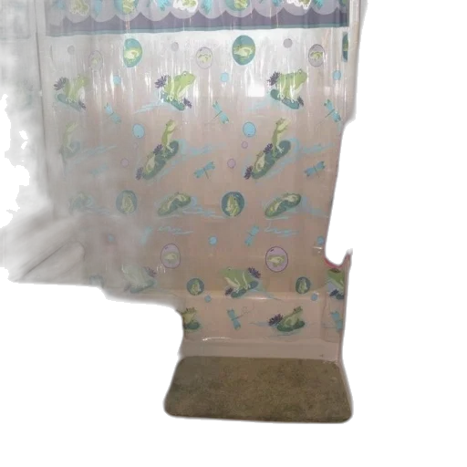 dress, bottle, furniture, umbrella, 3d render, underwater, bathroom, frog-themed transparent PNG cut-out