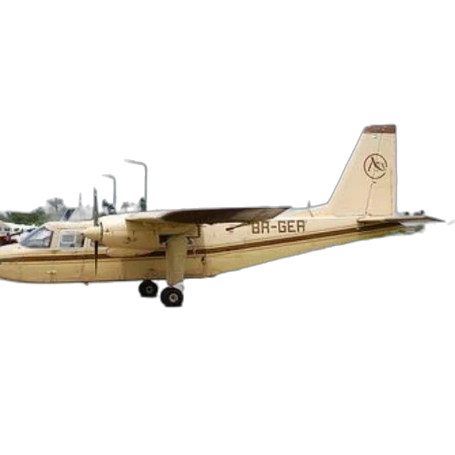small, beige, airplane, registration, number, br-ger, parked, runway transparent PNG cut-out