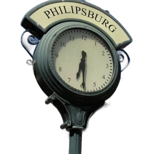 staff, photorealistic, 3d render, clock transparent PNG cut-out