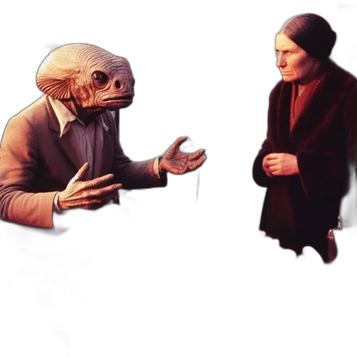 mask, hat, creature, robot, concept art, 3d render, pixel art, photorealistic transparent PNG cut-out