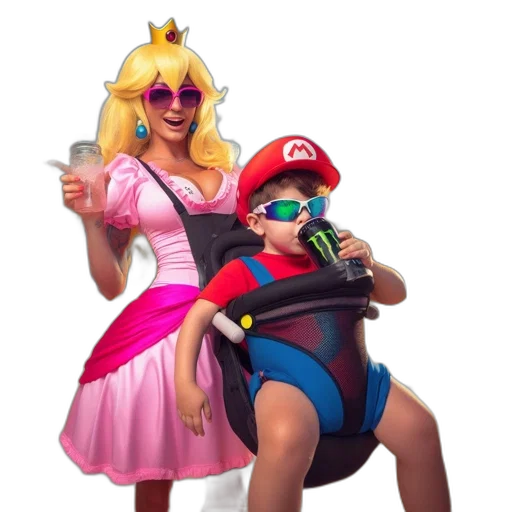 dress, weapon, concept art, 3d render, pixel art, fantasy art, two, people transparent PNG cut-out