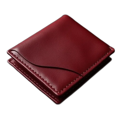 red, classic, leather, business transparent PNG cut-out
