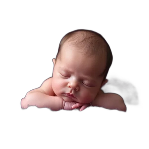face, hair, photorealistic, 3d render, oil painting, pencil sketch, newborn, baby transparent PNG cut-out