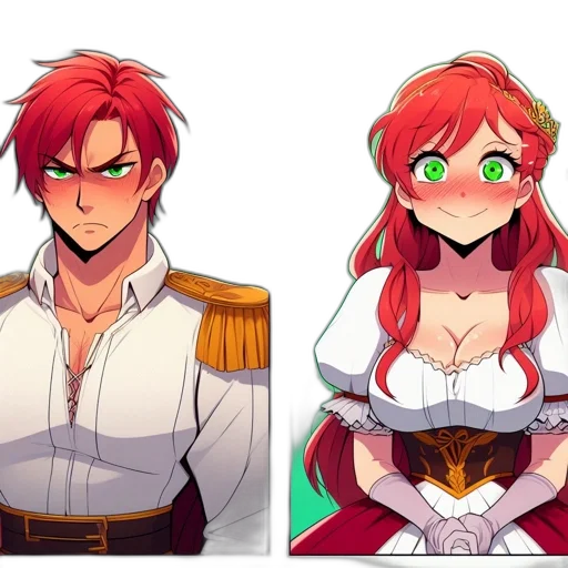 crown, anime, pixel art, fantasy art, concept art, fire, red, colorful transparent PNG cut-out