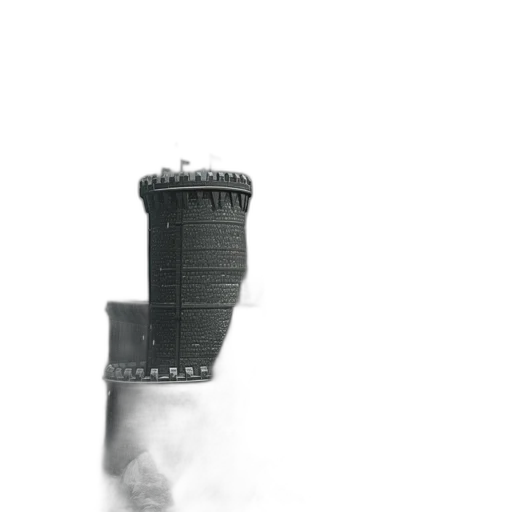 robot, weapon, crown, sword, 3d render, concept art, photorealistic, fantasy art transparent PNG cut-out