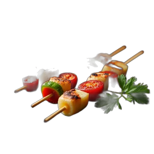 food, staff, weapon, umbrella, 3d render, photorealistic, concept art, several transparent PNG cut-out